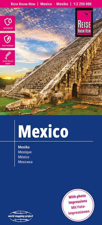 Produktbild Landkarte Mexiko 1 : 2.250.000 2250000