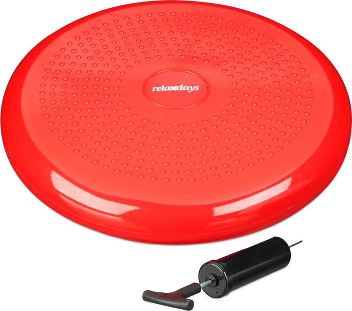 Actual product image Relaxdays 33 cm Balance Disc with Air Pump