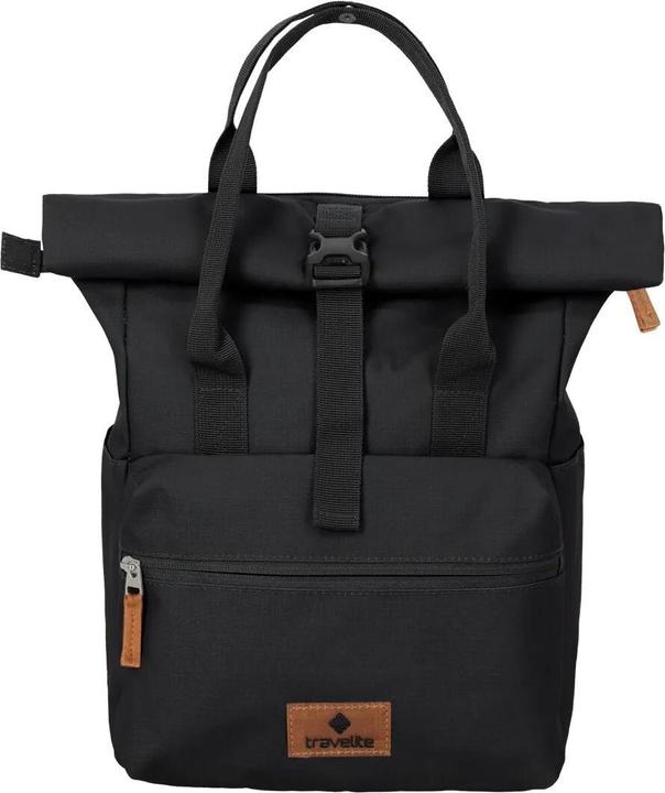 Travelite Basics Short Handle Rollup 11 l, Schwarz (11 l)