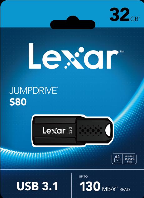 Produktbild Lexar JumpDrive S80 (32 GB, USB-A, USB 3.1)