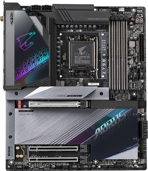 Actual product image Gigabyte Z790 AORUS MASTER (LGA 1700, Intel Z790, E-ATX)