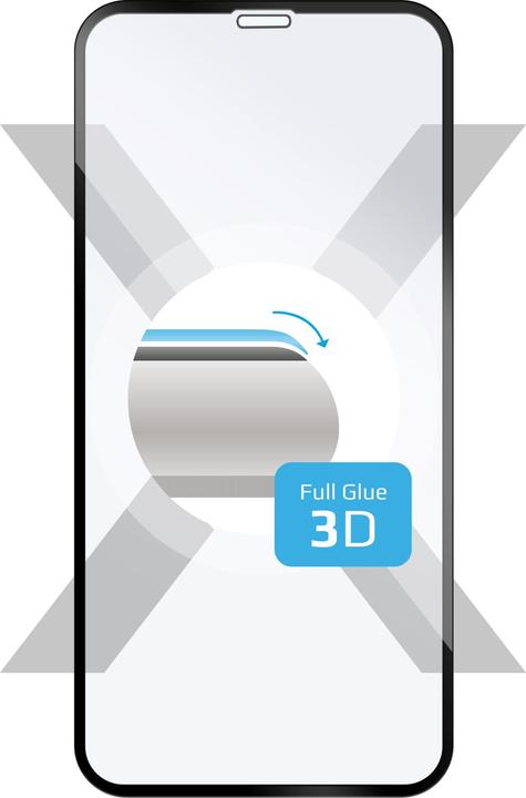 Actual product image Fixed 3D Tempered Glass for Apple iPhone XR/11, black (1 Piece, Apple iPhone XR)