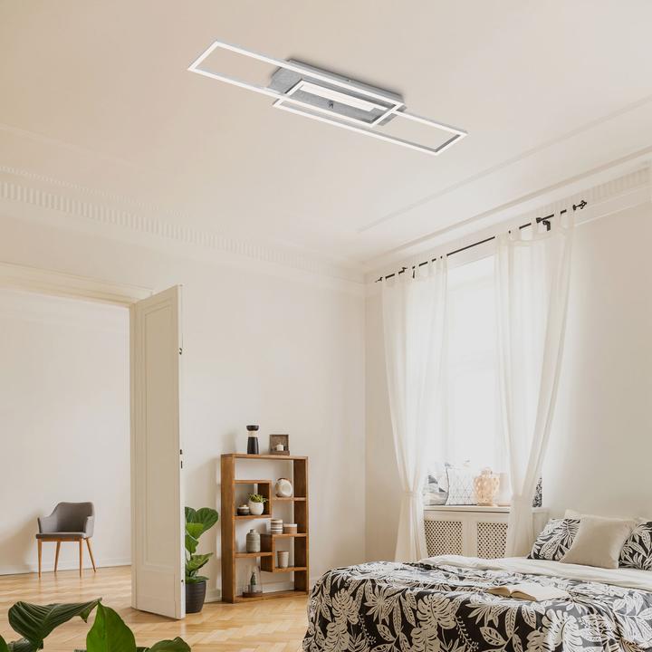 Immagine prodotto Briloner Plafoniera a LED, alluminio spazzolato, LED/40W (4400 lm)