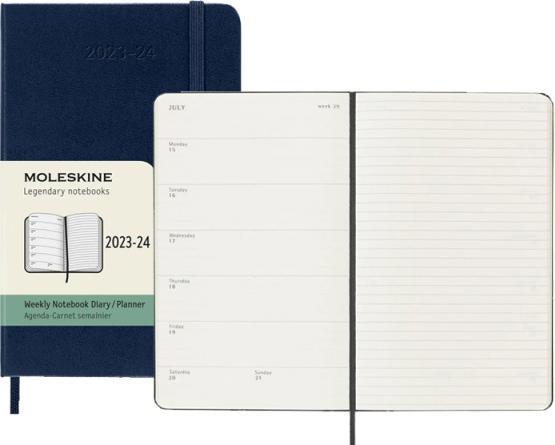 Immagine prodotto Moleskine Agende scolastiche Hard Cover Weekly Notebook (9 x 14 cm, Copertina rigida, Inglese)
