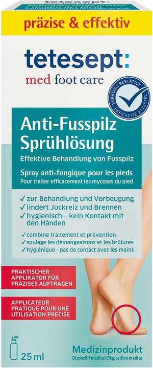 Produktbild Tetesept Anti Fusspilz (Fusspflaster, 25 ml)
