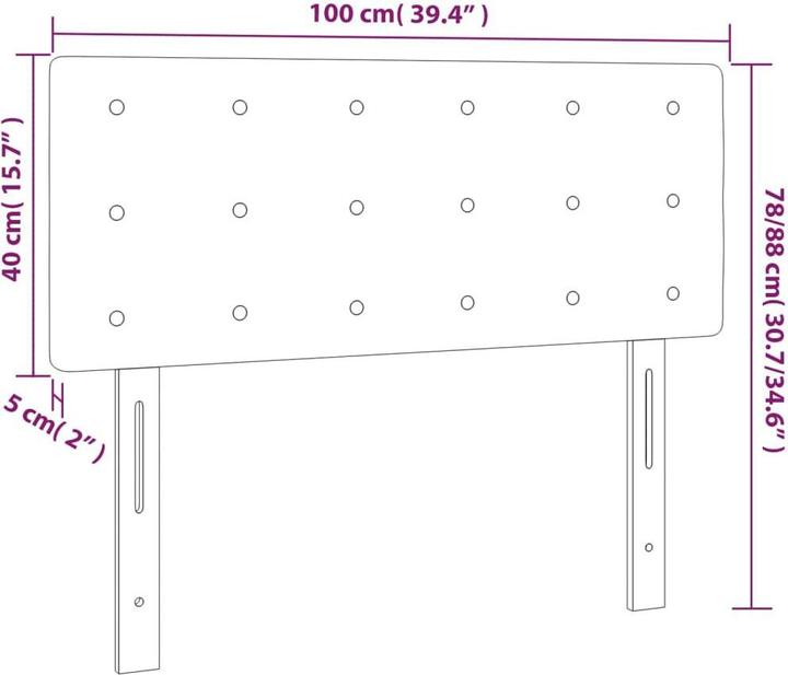 Produktbild VidaXL Kalli (100 x 5 x 88 cm)