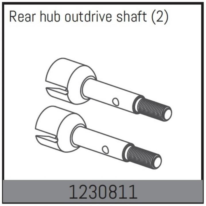 Actual product image Absima Rear Wheel Axle (2)