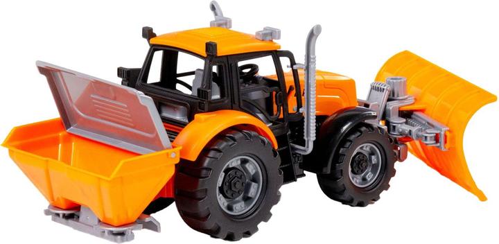 Produktbild Polesie Cavallino Traktor mit Schneepflug Gelb, Massstab 1:32