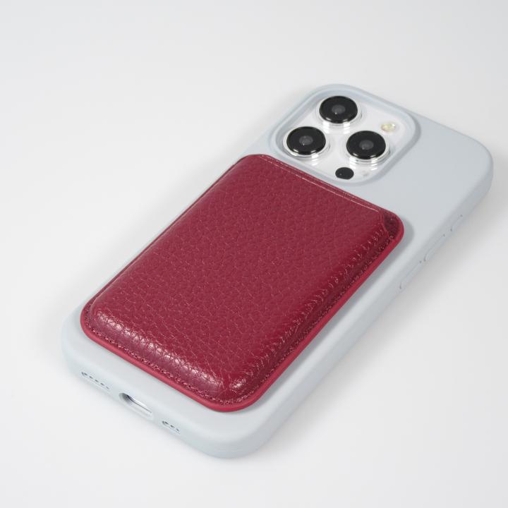 Produktbild PhoneLook MagSafe Magnetkartenhalter aus veganem Leder mit starken Magneten