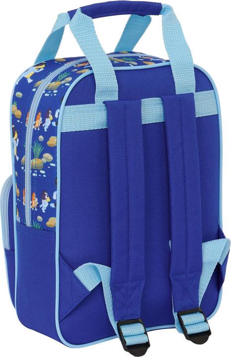 Actual product image Bluey school rucksack navy blue 20 x 28 x 8 cm