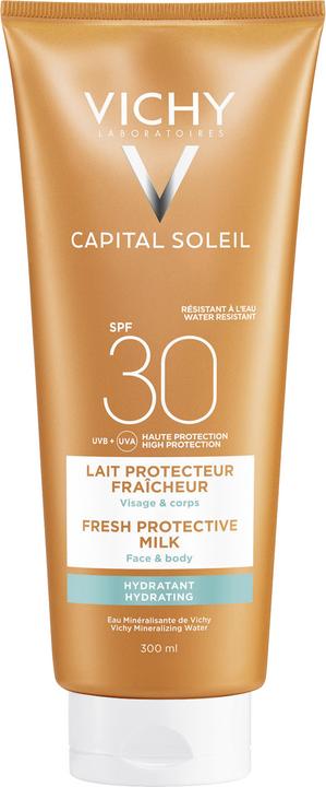 Image du produit Vichy Capital Soleil Lait hydratant fraîcheur - Pour toute la famille (Lait solaire, SPF 30, 300 ml, 328 g)