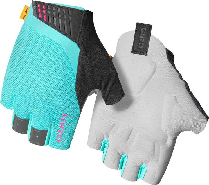Produktbild MGA Frauen Handschuhe Giro Supernatural in einem kurzen Finger Scream Blau Grün/Neon Pink Grösse S (S)