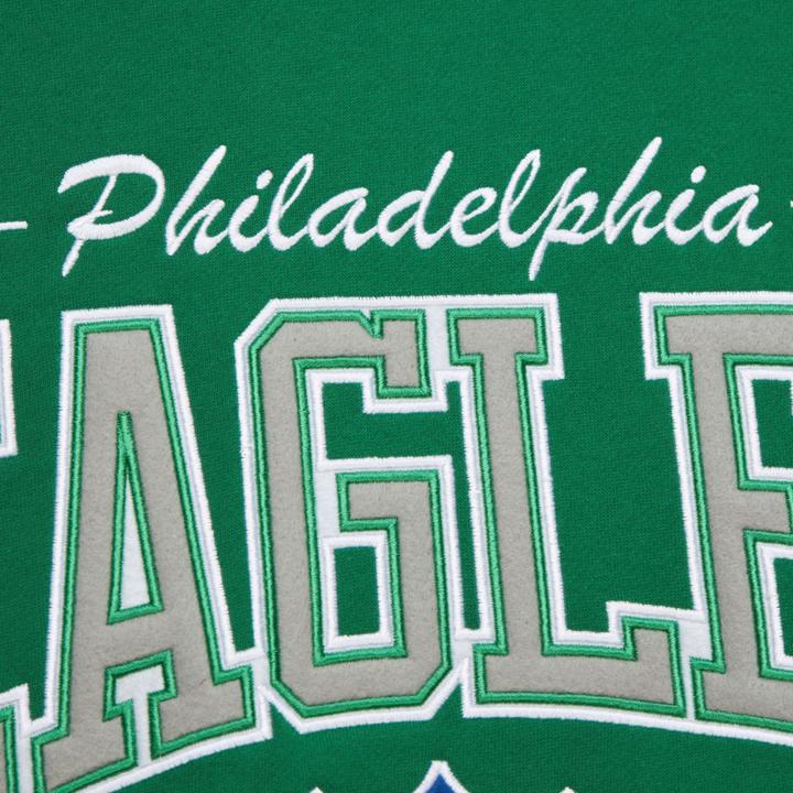 Actual product image Mitchell & Ness BACKPRINT Pullover Philadelphia Eagles - XL (XL)