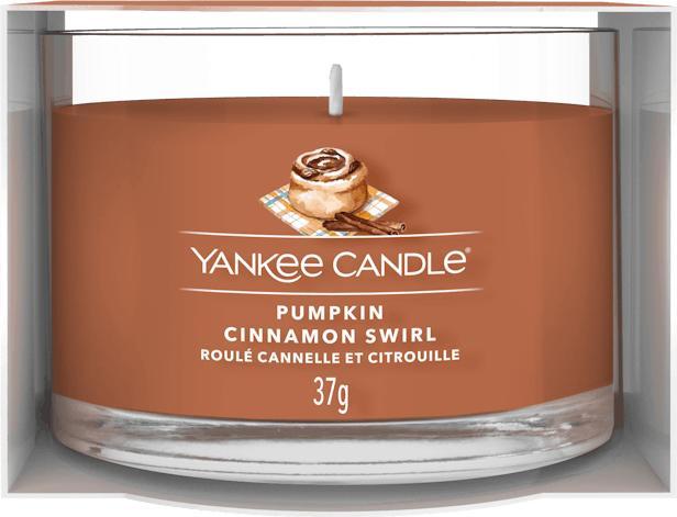 Actual product image Yankee Candle Pumpkin Cinnamon Swirl Signature Filled Votive scented candle