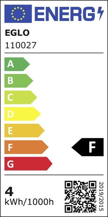 Energie-Label EGLO Leuchtmittel (E14, 4 W, 350 lm, 1 x, F)