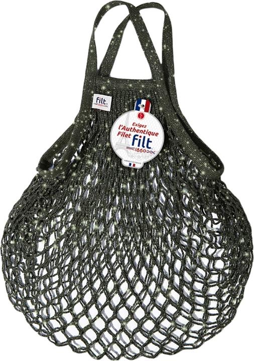 Filt - Einkaufsnetz mit kurzen Henkel khaki glitter