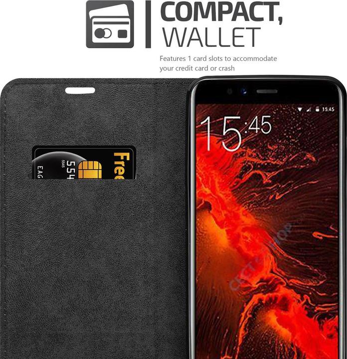Actual product image Cadorabo Book Invisible Magnet Cover (Lenovo S5 (2018))