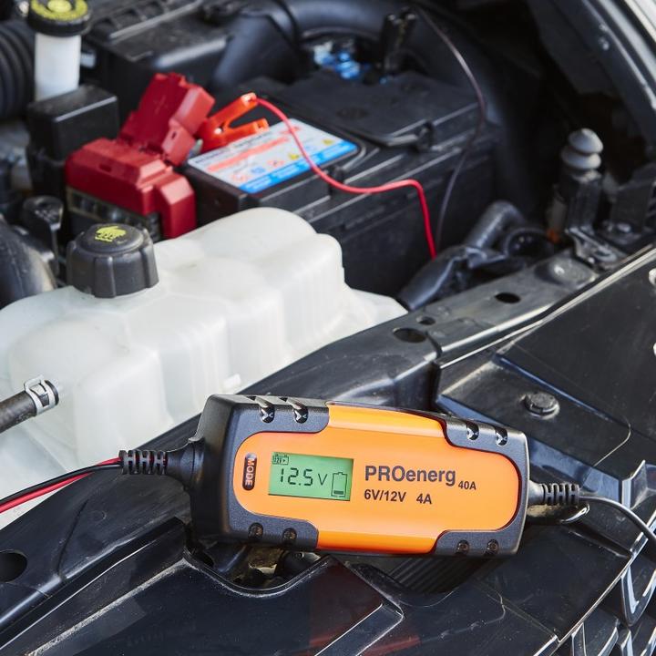 Actual product image ProEnerg Chargeur mainteneur de charge 6/12V 4A 40A