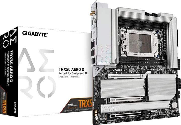Produktbild Gigabyte TRX50 AERO D (sTR5, AMD TRX50, E-ATX)