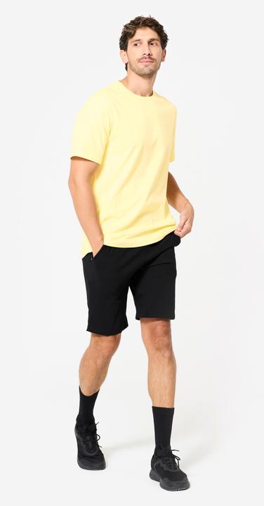 Produktbild Domyos T-Shirt Herren atmungsaktiv - pastellgelb (S)