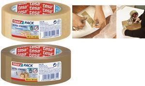 Image du produit tesa tesapack ULTRA STRONG Ruban adhésif pour paquets - Ruban d'emballage en PVC pour un emballage (110 mm)
