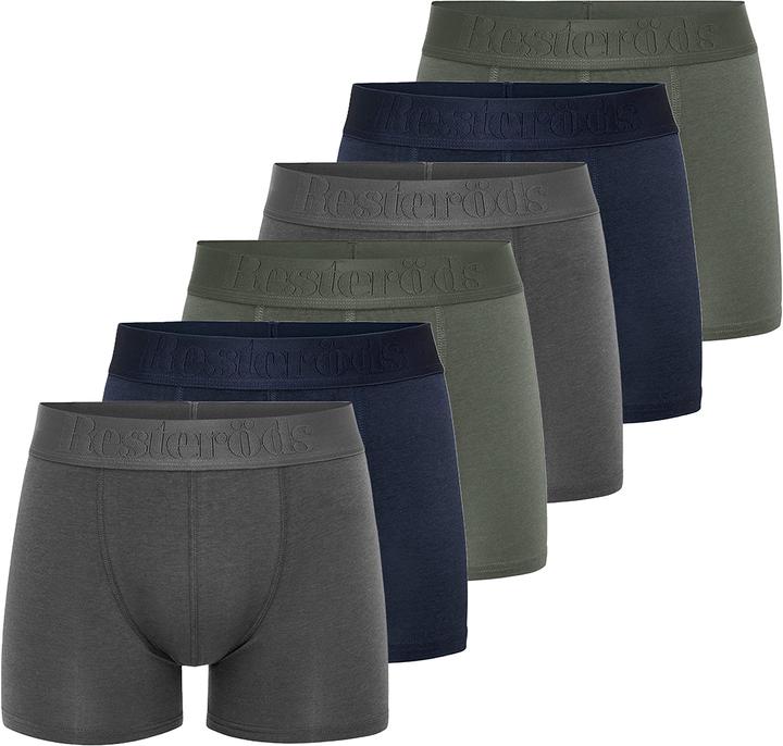 Produktbild Resteröds 6er Pack Bamboo Retro Short / Pant (M, 6er Pack)