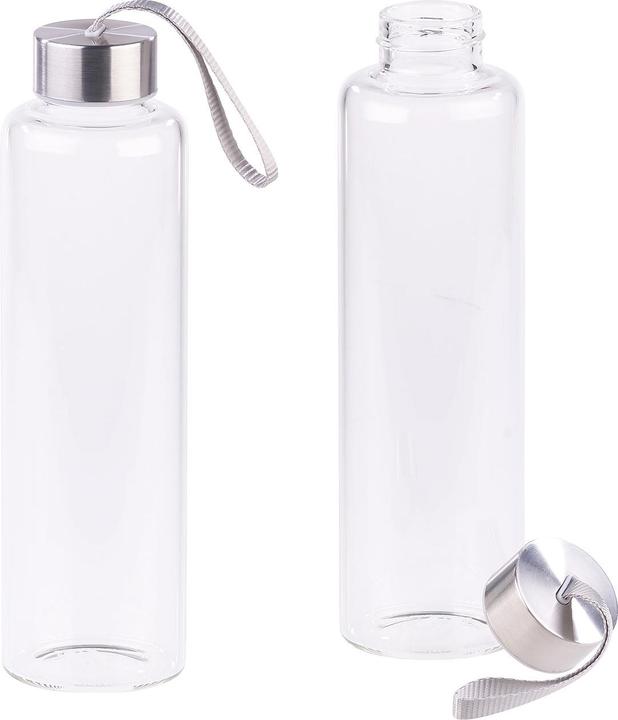Actual product image Pearl Set of 2 drinking bottles made of borosilicate glass (0.55 l)