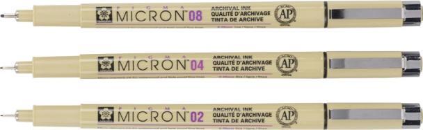 Produktbild Sakura Pigma Micron (Schwarz, 3 x)