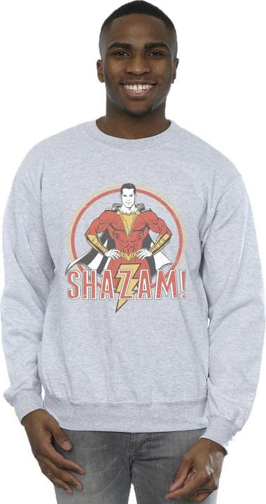 Produktbild Shazam Retro Circle Distressed Sweatshirt (L)