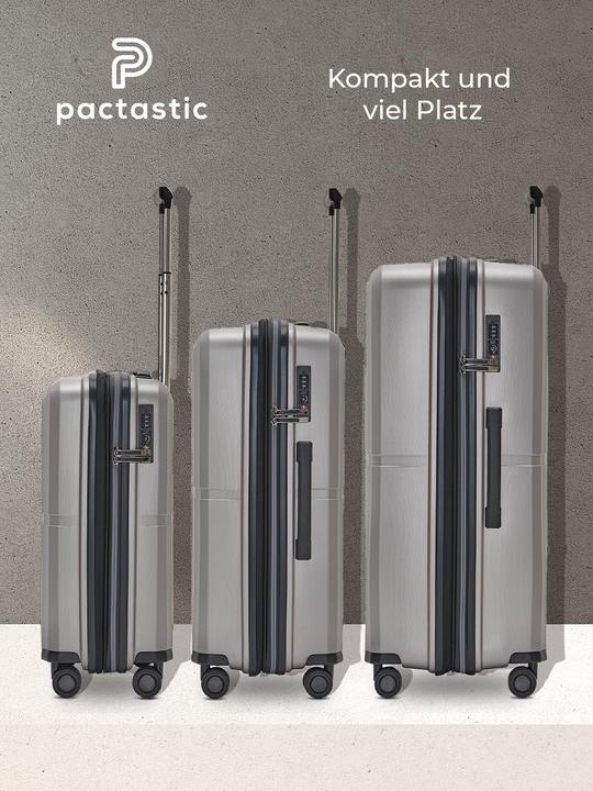 Produktbild Pactastic Collection 01 4-Rollen Kofferset 3tlg. mit Dehnfalte (221 l, XL (ab 115l))