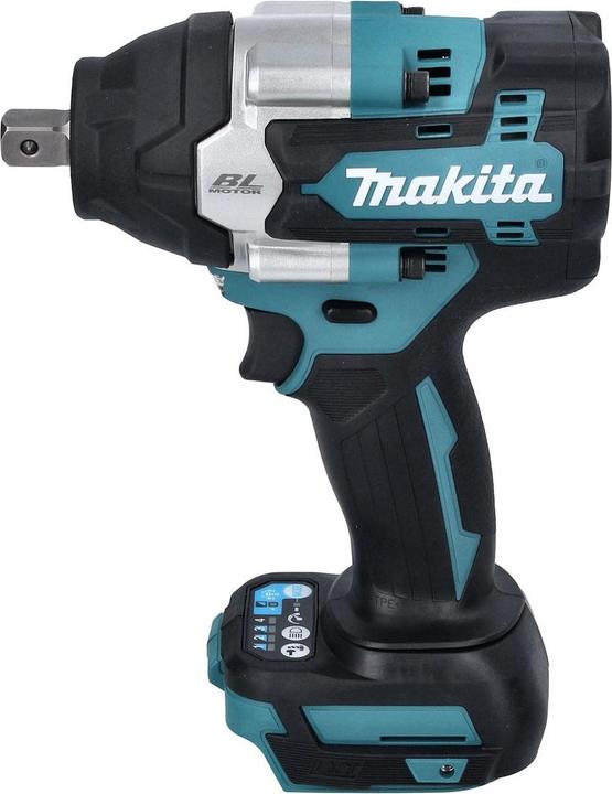 Actual product image Makita DTW 701 RM1 Battery impact wrench 18 V 700 Nm 1/2" XPT Brushless + 1x rechargeable battery 4.0 Ah + (Rechargeable battery operated)