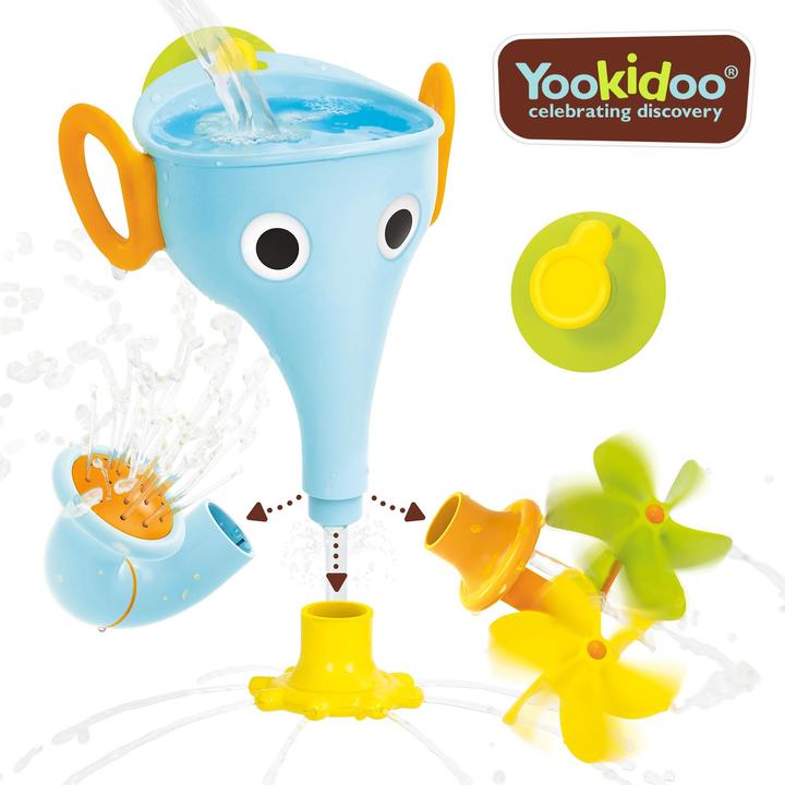 Yookidoo Gioco da bagno "Elefante", blu
