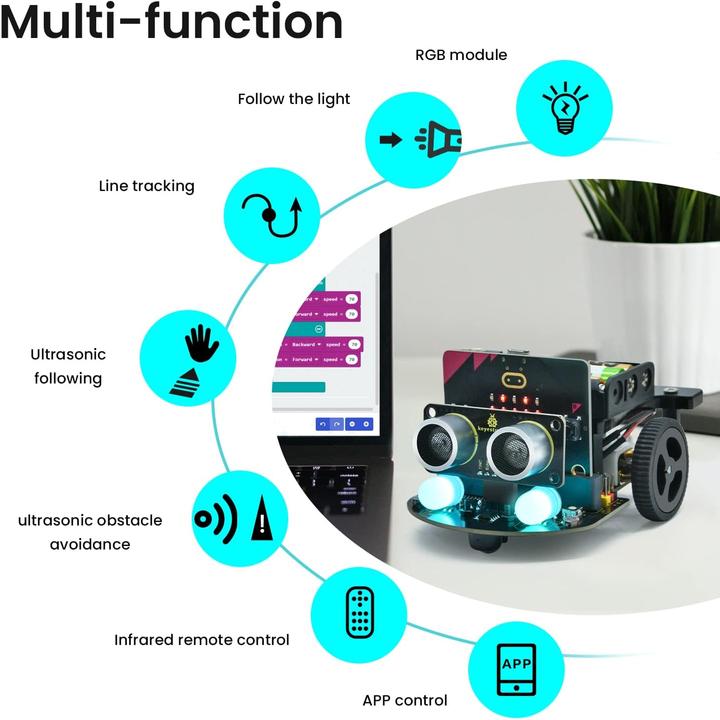 Immagine prodotto Keyestudio Microbit V2.2 Starter- und Car-Kit