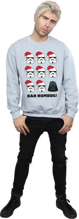 Actual product image Star Wars Mens Christmas Humbug Sweatshirt (XL)