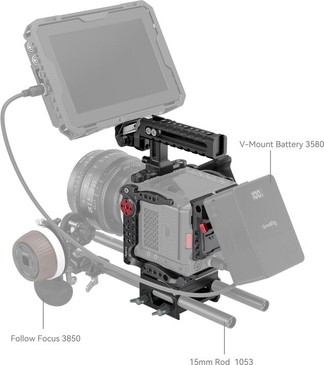 Image du produit SmallRig Cage RED KOMODO Advanced Kit (Accessoires vidéo divers)