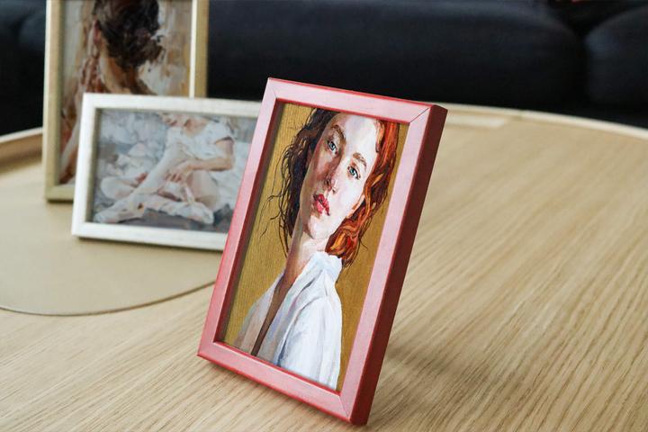 Actual product image Nielsen Frame Zoom wood 21x29,7cm silver (21 x 29.7 cm)