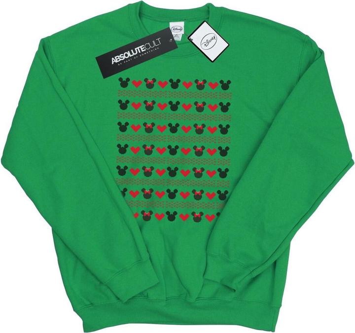 Produktbild Disney Mickey And Minnie Christmas Hearts Sweatshirt (XXL)