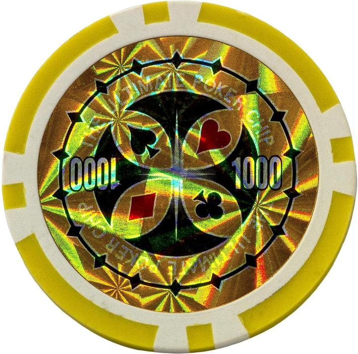 Produktbild Games Planet Pokerkoffer, 1000 Laserchips, Aluminium