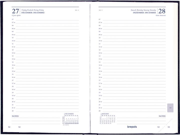 Actual product image Brepols Saturnus Basic (A5, Dutch, French, English, German)