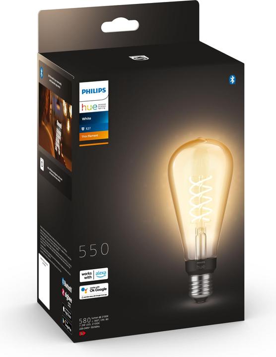 Actual product image Philips Hue Giant BT (E27, 7 W, 550 lm, 1 x, G)