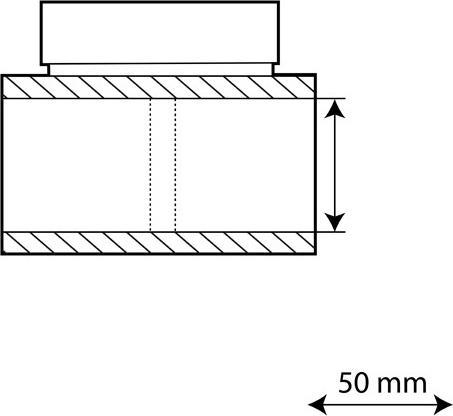 Actual product image Koi-Breeder PVC check valve