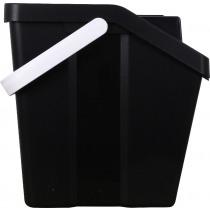 Actual product image Tontarelli vertical bin with handle moda 28l white/black (28 l)