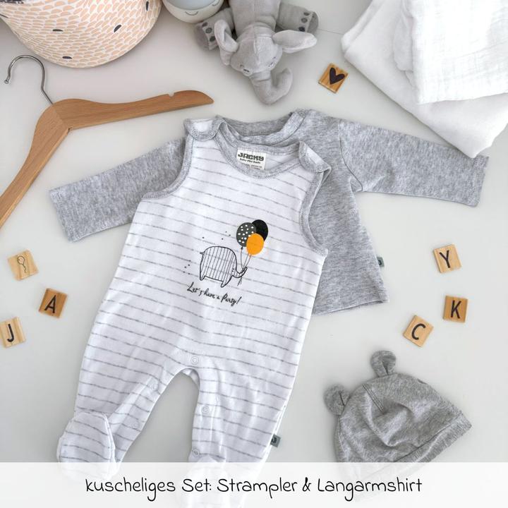Immagine prodotto Jacky Baby Set tutina e camicia - Let's have a party Tutine e set Offwhite (62)