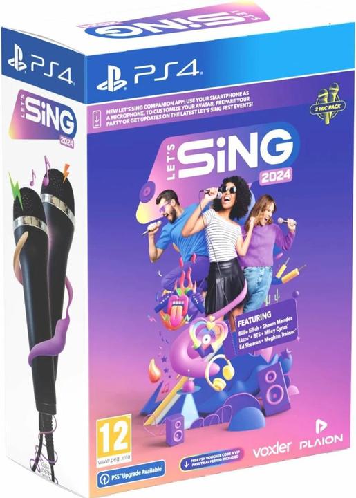 Ravenscourt Let's Sing 2024 International Version (+ 2 Mics) (PS4, DE, IT, FR, EN)