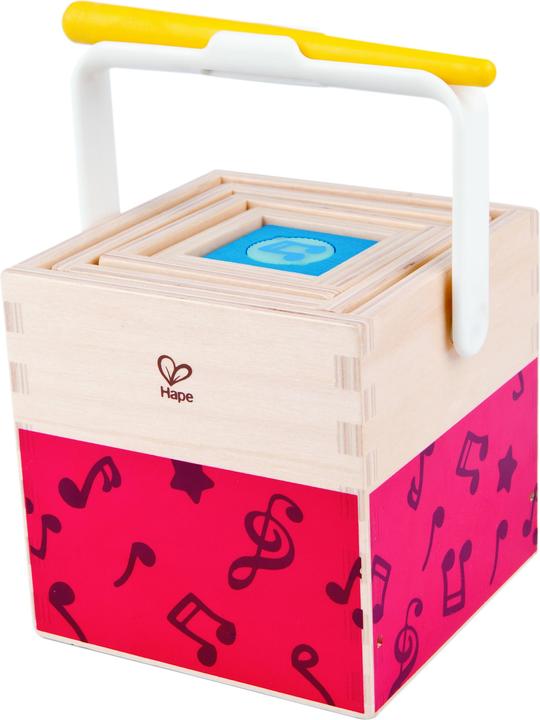 Actual product image Hape Music Stacking Cube (German)