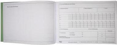 Image du produit Rnk Carnet de contrôle (ancien article 6, paragraphe 6, de la FPersV) A 5 transversal, 32 feuilles (32 x)