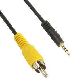 Actual product image Hermex 3.5 mm jack/ RCA adapter cable SpeaKa jack coupling 3.5 mm (0.55 m, Cinch)