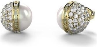 Guess Charming gold-plated earrings with Calypso zircons JUBE04458JWYGT/U