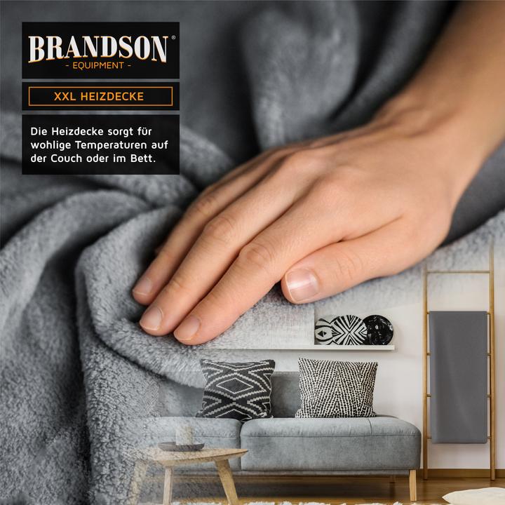 Image du produit Brandson Couverture chauffante (180 x 130 cm)