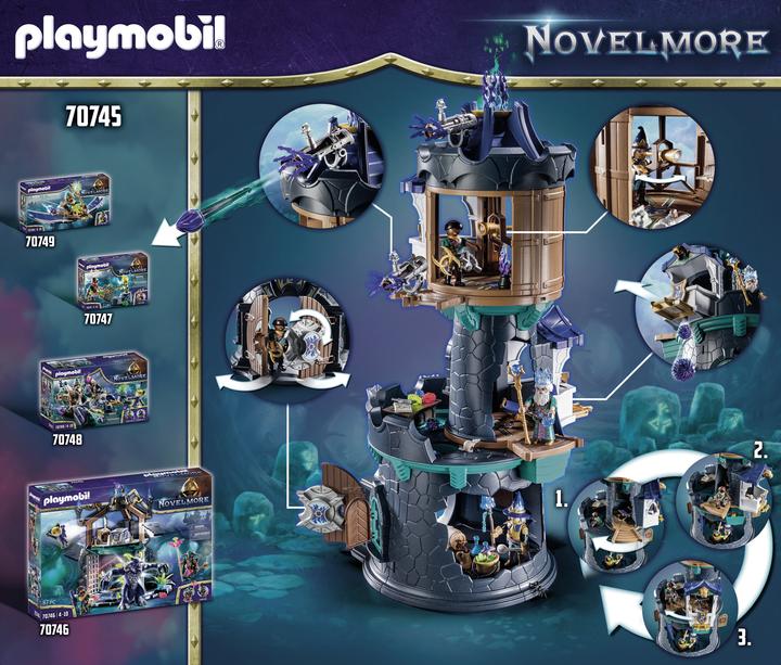 Produktbild Playmobil Violet Vale - Zaubererturm (70745, Playmobil Novelmore)
